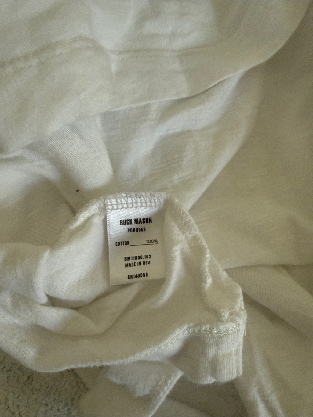 Buck Mason White Tee Set — image 4 of 4